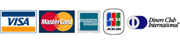 VISA/MasterCard/American Express/JCB/Diners