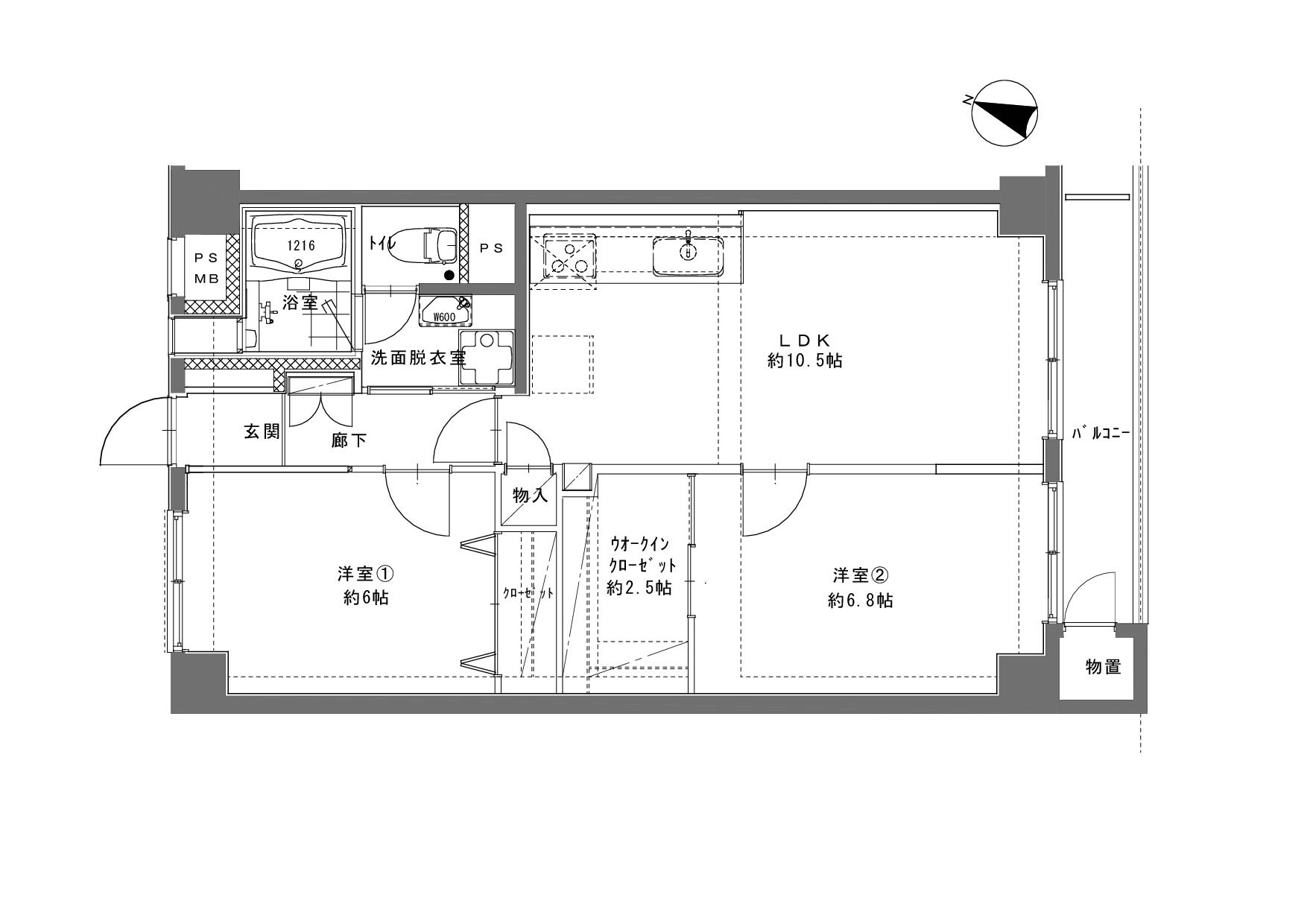 しらとり台住宅1号棟